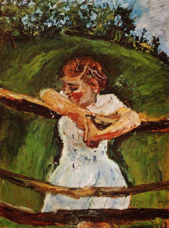 Chaim Soutine Young Girl at the Fence